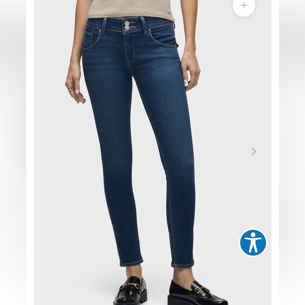 Hudson Collin Mid-rise skinny jean size 28